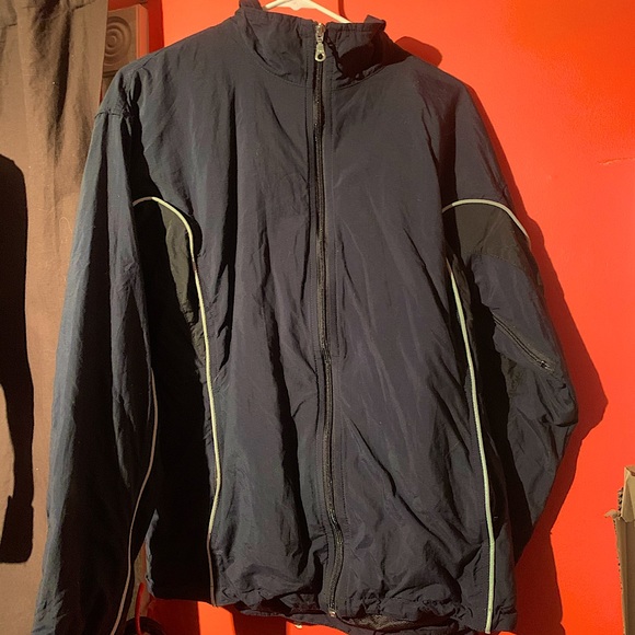 Logistix Reflective Jacket Navy - Picture 2 of 6